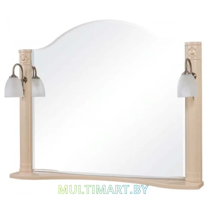 Зеркало Аква Родос Арт Деко 100 Айвори АР0000185